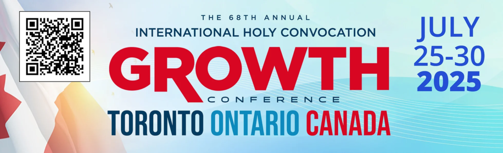 PCAFI 2025 GROWTH - International Holy Convocation